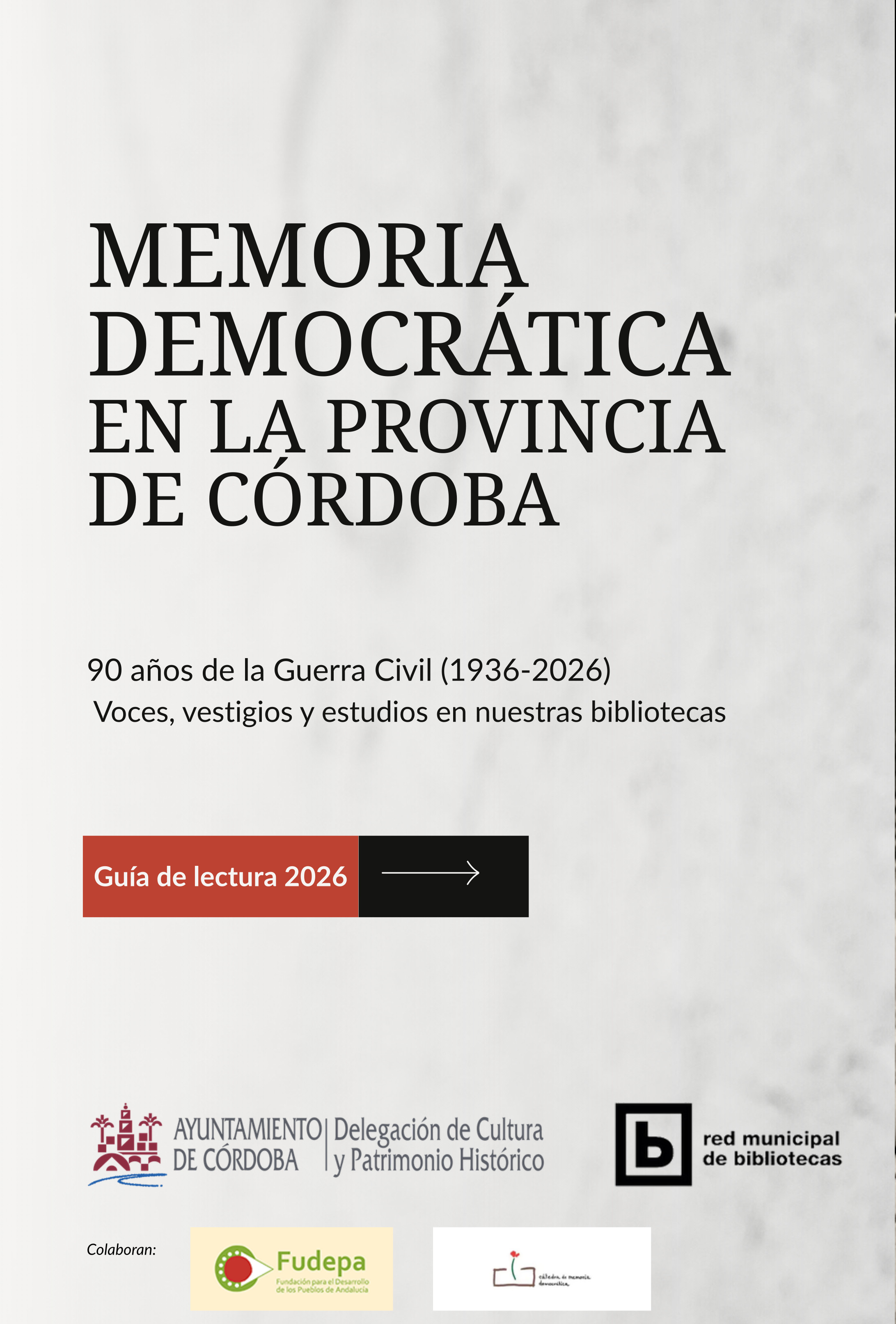 Portada Guía de lectura Memoria Democrática Córdoba 4